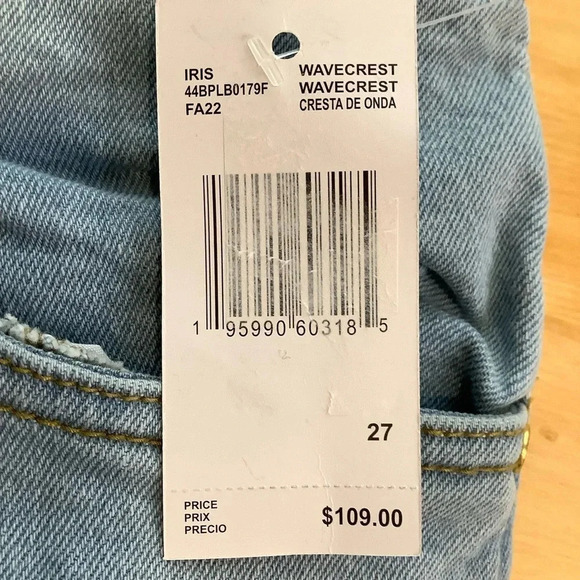 BUFFALO DAVID BITTON Iris High Rise Wide Leg Jeans Size 27 - Picture 13 of 16